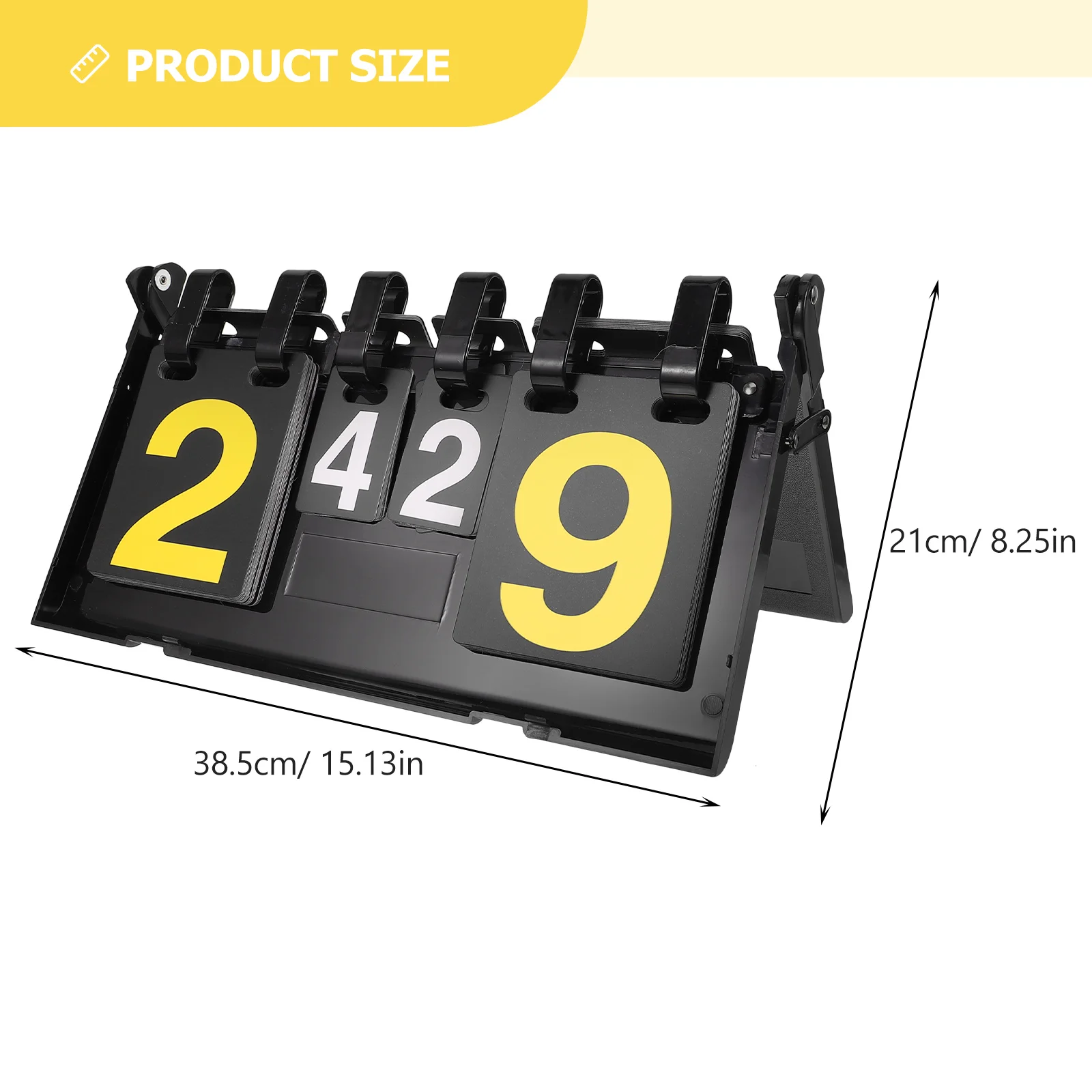 Portable Reusable Basketball Scoreboard For Tennis Scorekeeper Net Flipping Competition Scorer Board Game Basketball Accessories