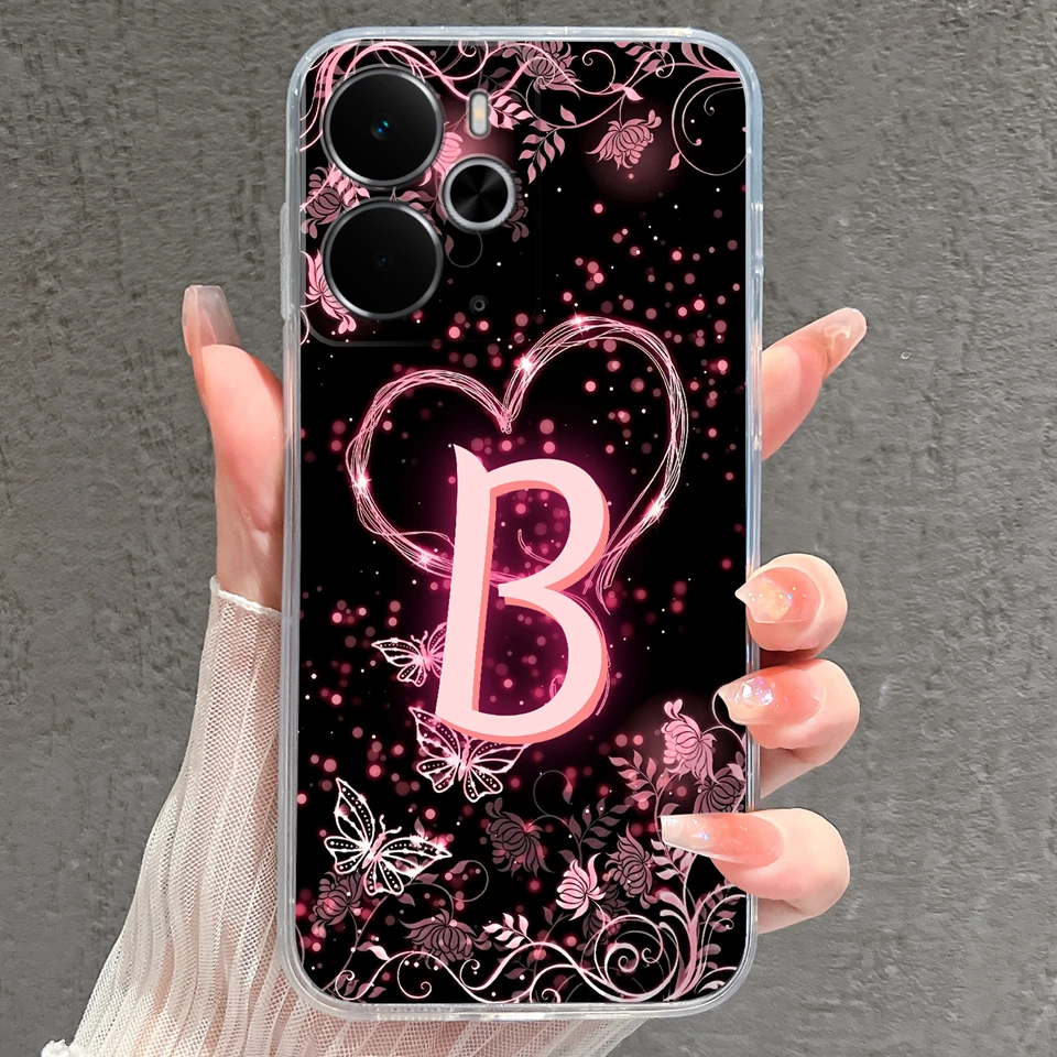 Sparkling Butterfly Shockproof Non-slip Transparent Phone Case Housing