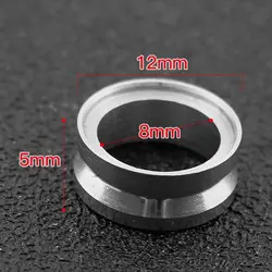 Smooth Brass Fishing Line Roller for Spinning Reel - Premium Repair and Fishing Accessory (Silver-12x8x5mm-A)