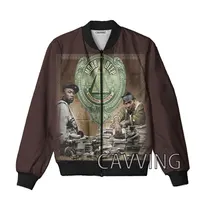New Fashion Women/Men's  3D Print  Mobb Deep  Zipper Bomber Jackets Men Overcoat Mens Coat Zip Up Jackets 2