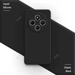 Enhanced Product Title:  
Sleek Liquid Silicone Shockproof Back Cover with Camera Protection for Redmi 14C 4G (Classic Black)
