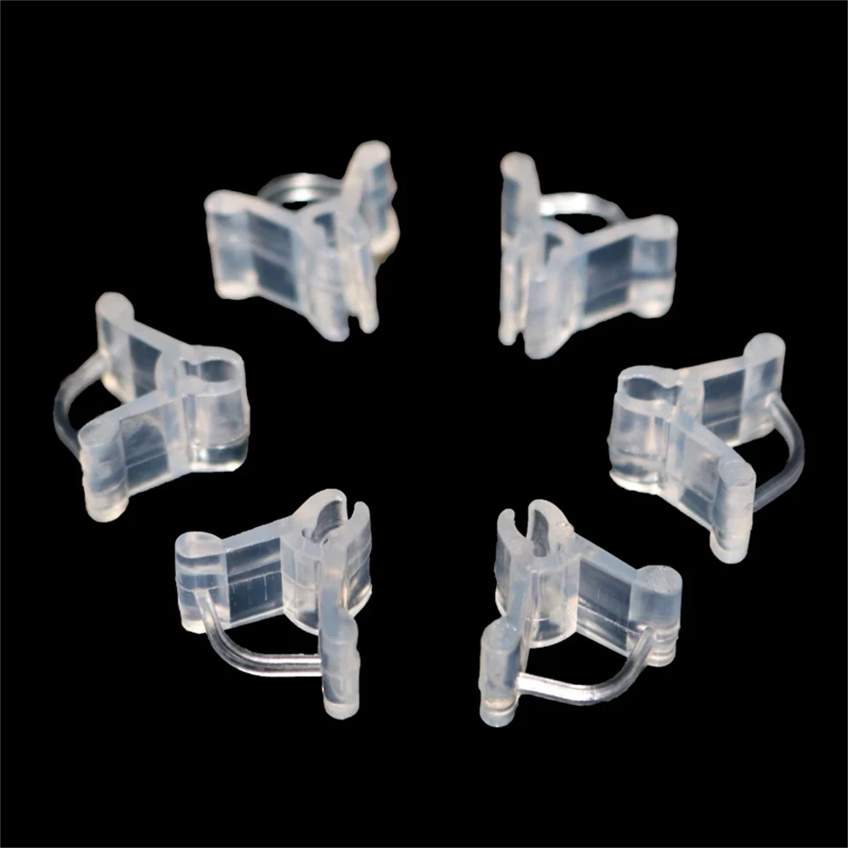 Gardening Transparent Plastic Grafting Clip Plant Flower Fruit Vine Seedling Grafted Branches Clamp Garden Migration Fasten Tool