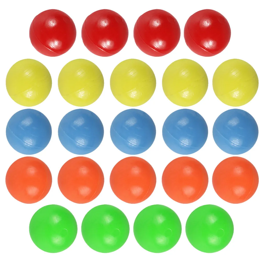 100Pcs 확률 계산을 위한 작은 색깔 공, 수학 교육 용품, 손과 눈의 협응력 개발