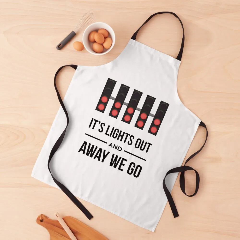 

It's Lights Out And Away We Go Apron man chef uniform Home Supplies work gowns for women cleaning Apron
