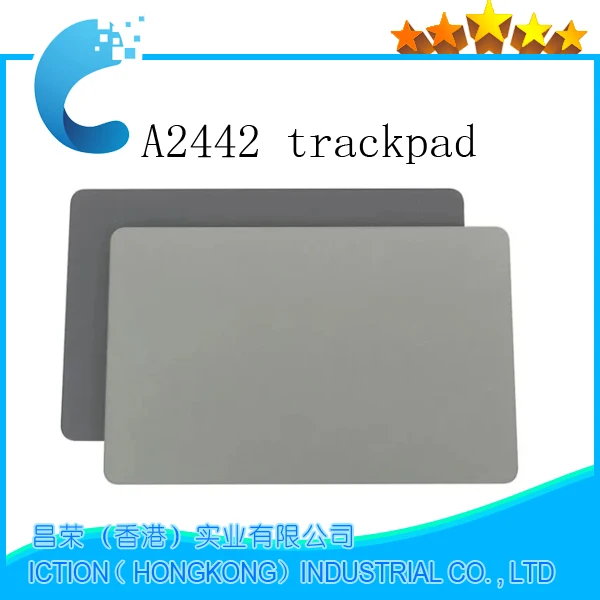Laptop New A2442 Trackpad Touchpad With Cable For Macbook Pro 14.2" M1 Pro/Max A2442 Touch Pad EMC 3650 Late Silver