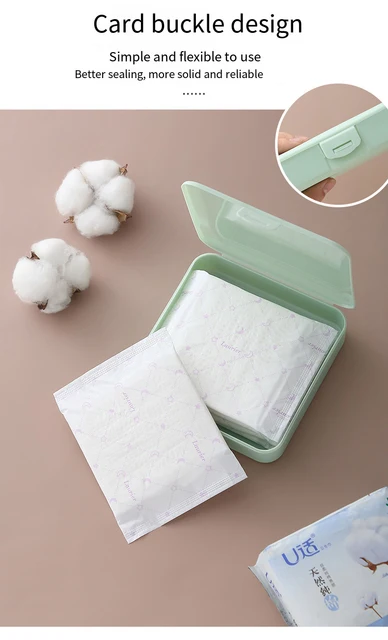 Tampon Case Tampons Storage Box Travel Supplies Earphone Case Soap Boxes  Tampon Container Cotton Sliver Organizer Organization - AliExpress
