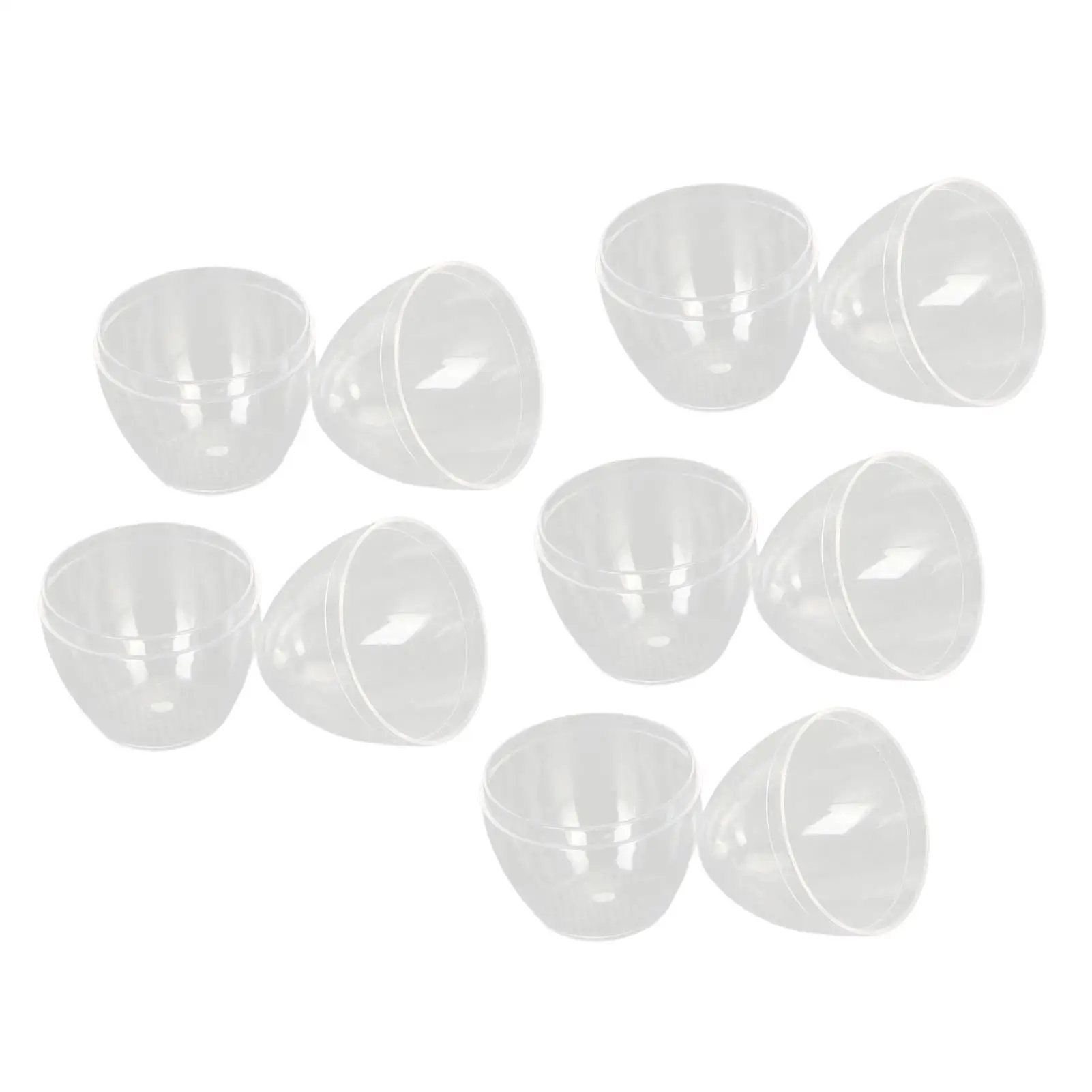 Transparent Plastic Egg Shaped Container for Makeup Sponge - Portable for cosplay and for stud Earrings 5