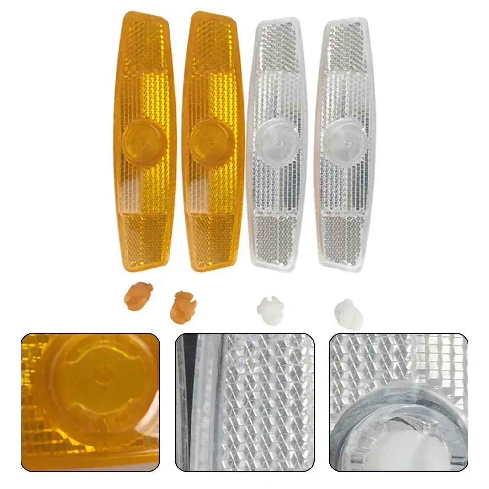 8 Piece Bicycle Spoke Reflectors Road Bike Warning Spoke Safety Reflector Cat Eye Bicycle Wheel Rim Reflective Light