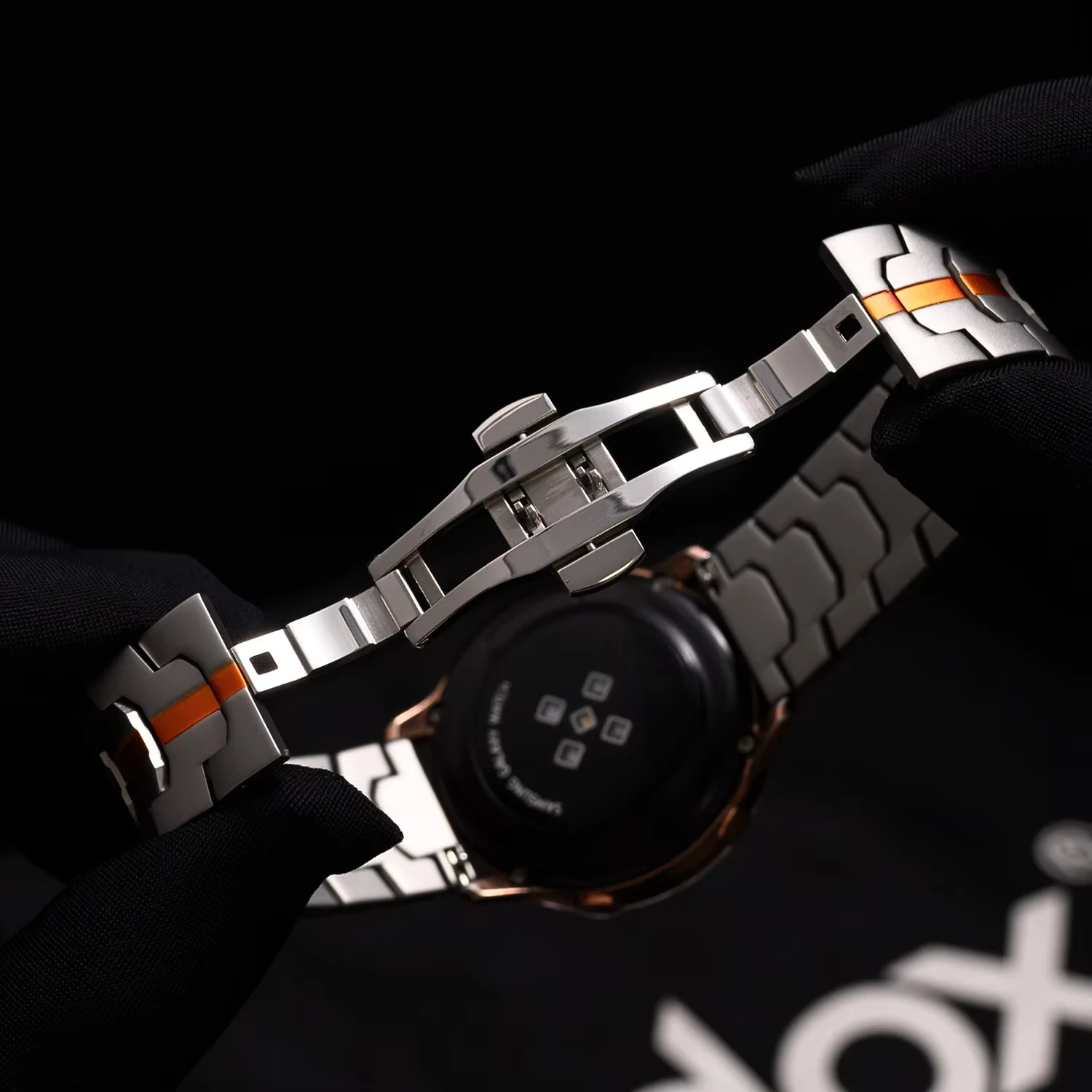 Sleek 22mm Stainless Steel Watch Band