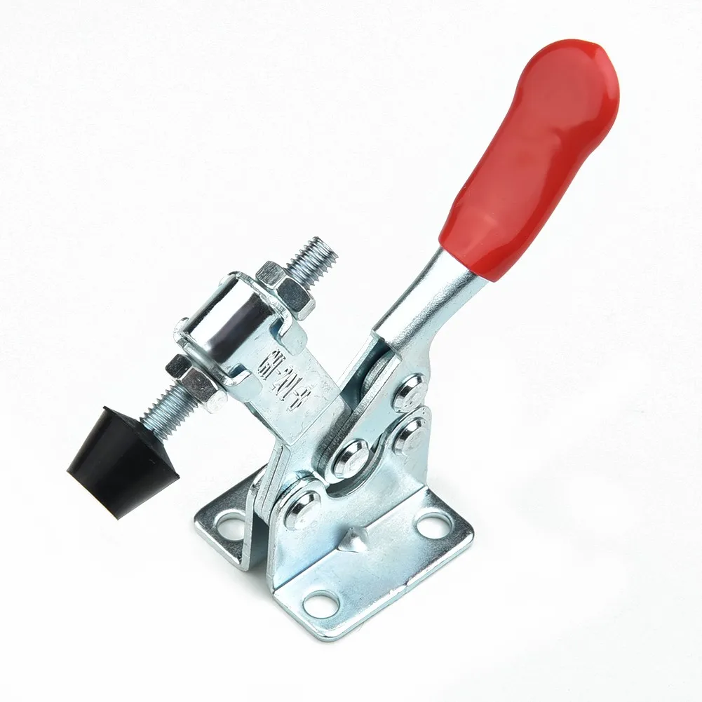 

4PCS GH-201B Toggle Clamp 100kg Quick Release Horizontal Clamps Locking Lever Fastener Hand Tool Woodworking Clips