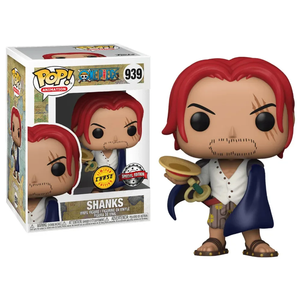 Funko Pop One Piece 939 Shanks Bufffed Chopper 918 # Zoro 327 # Rufy Gear Four 926 #98 # Trafalgar Law 926 #101 # Figura Modello Giocattolo