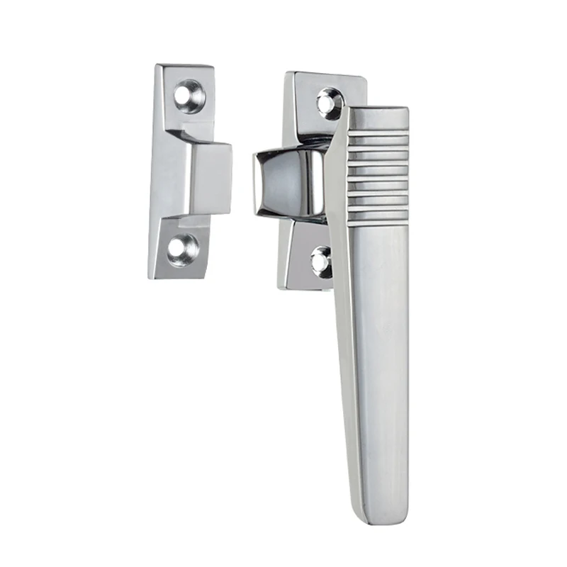 

Brand New 2PCS Zinc Alloy Industrial Handle Lock Distribution Box Handles Switch Electrical Cabinet Door Pulls Handles Chromed