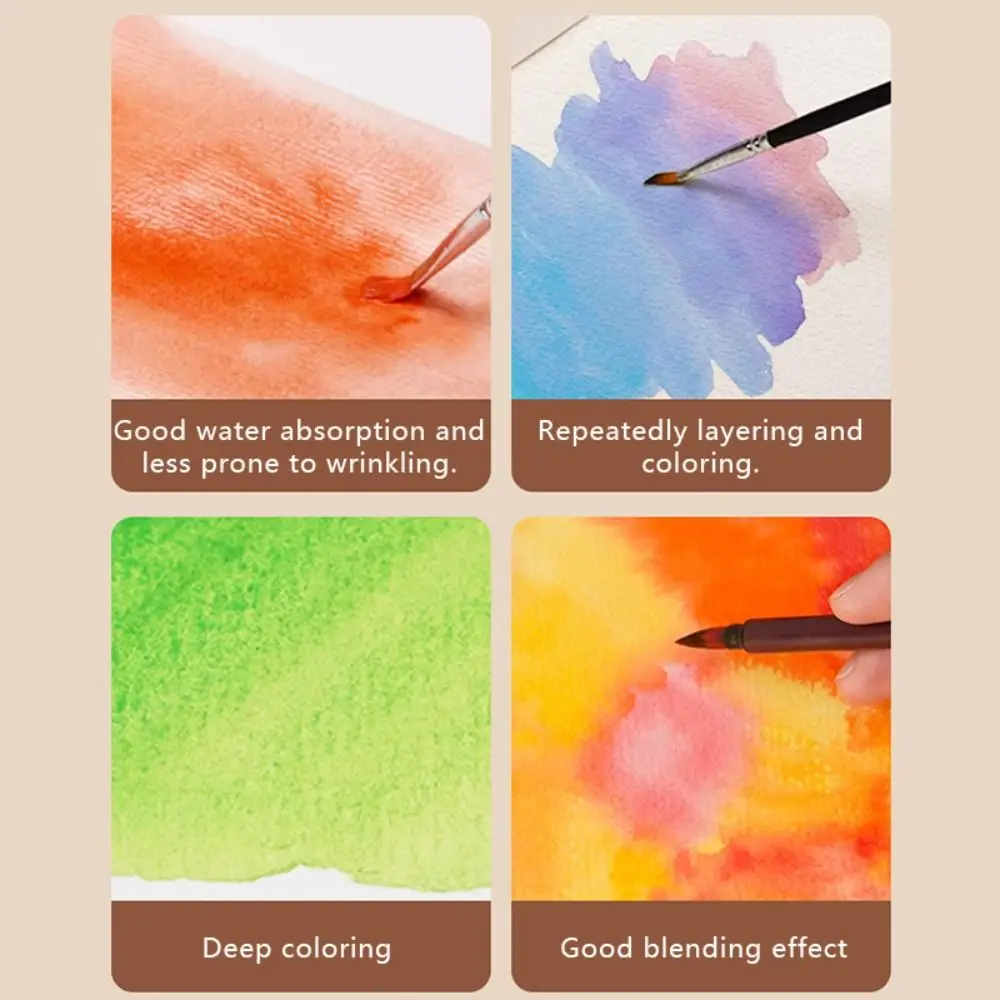 25pcs 스탬프/티켓 스텁 모양 수채화 종이 빈 디자인 파인 라인 아트 페이퍼 손으로 그린 ??스타일 카드 북마크 문구 용품