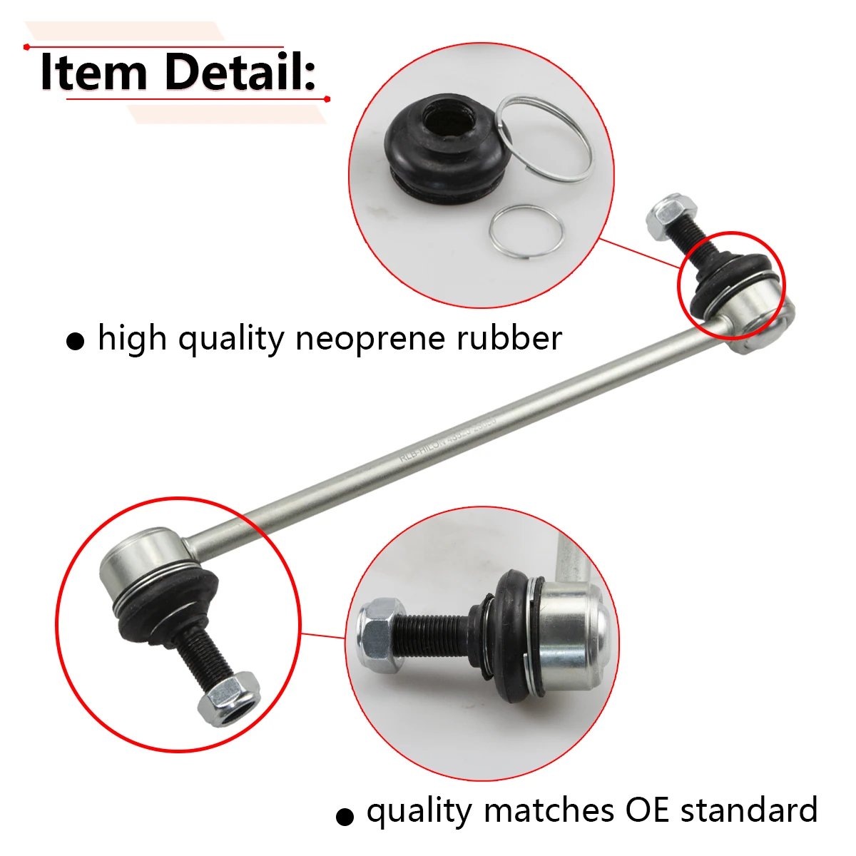 Pair Of Front Stabilizer/Sway Bar Links For 2018-2024 Toyota Camry & Avalon, 2019-2024 Lexus ES (Pack Of 2)