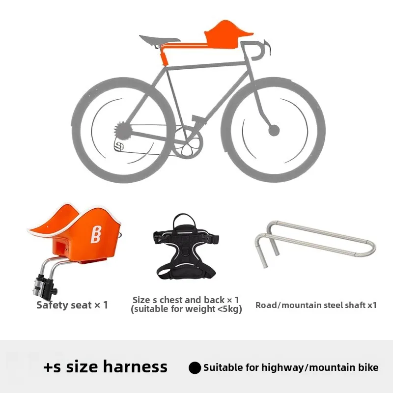 Mountain Bike Dog Front Seat Car Kennel Portable Accessories for Pets Going Out Products Journey Dog/Cat Rack Bag Bicycle Seat