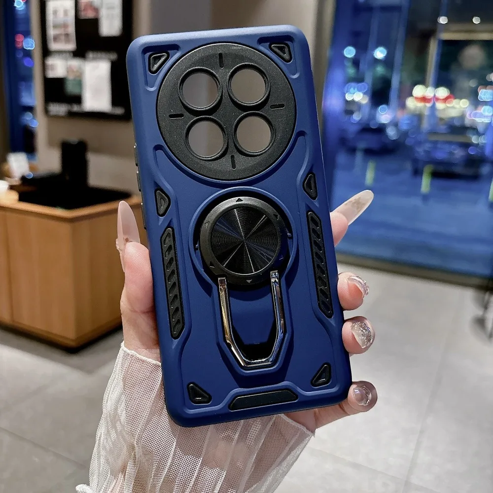 360° Rotating Metal Ring Stand Shockproof Armor Case