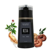 Nova – shampoing 3 en 1 pour teinture capillaire, 200ml, pour coloration instantanée, pour hommes et femmes, cheveux blancs naturels rapides, noirs 4