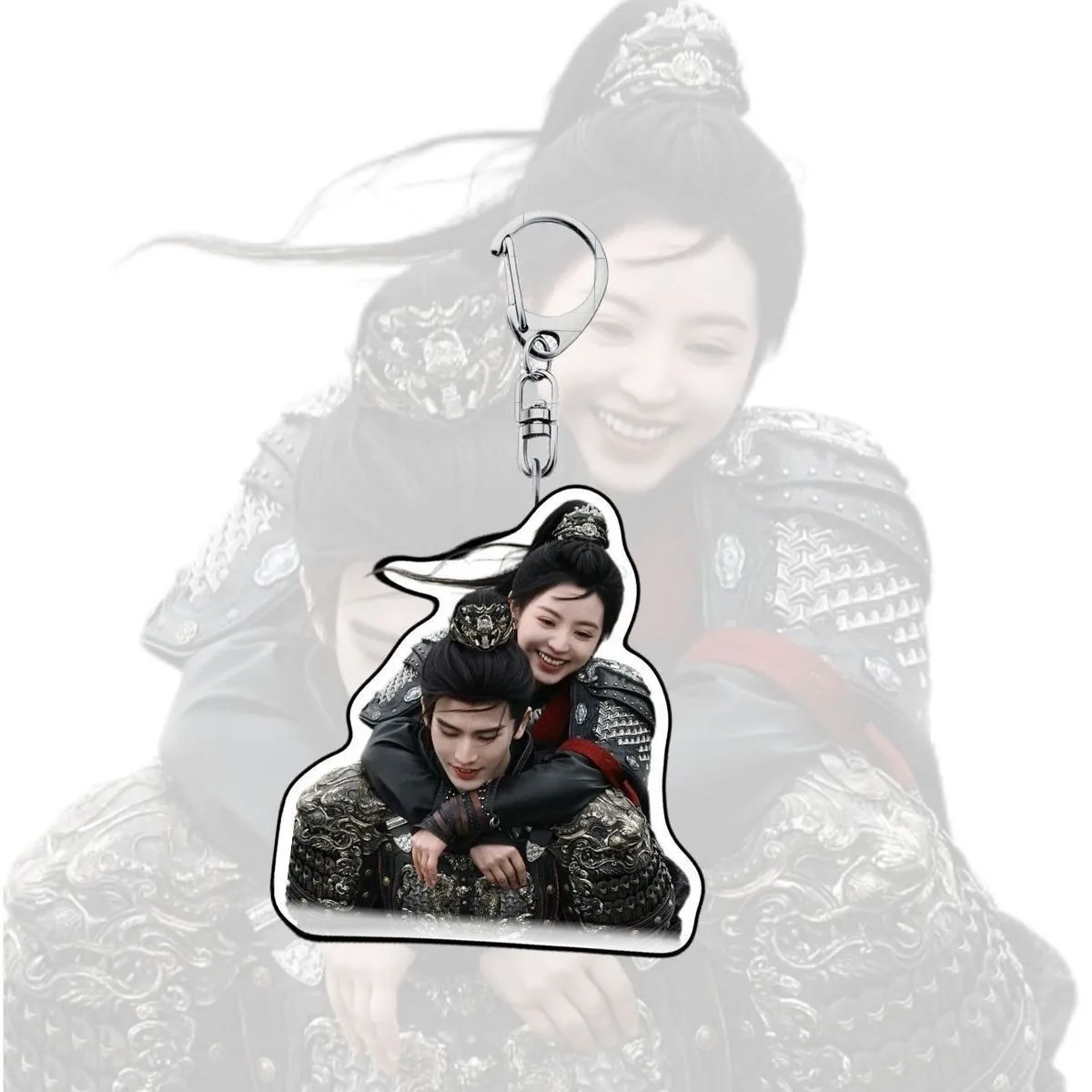 TV 드라마 Pursuit of Jade Zhu Yu Zhang Linghe 잘생긴 캐릭터 아크릴 키체인 폰 끈 스트랩 팬 컬렉션 선물