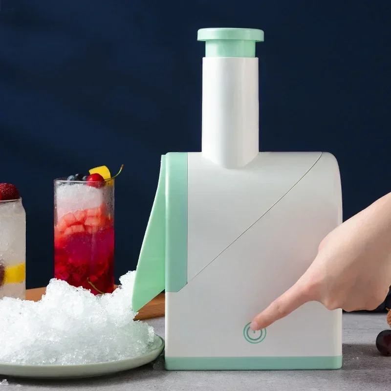 Ice Crusher usb chargeable Portable Ice slush Maker home Snow Cone Smoothie Block Making Machine Shaver