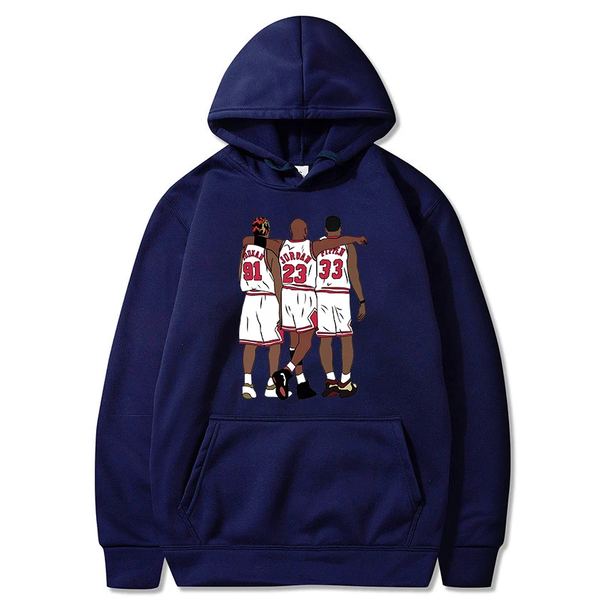 Kapüşonlular Jordan Erkek ve Kadın Moda Trendi Spor Gömlek Harajuku Eğlence Yeni Uzun Kollu Kazak Havalı Sokak Giyimi