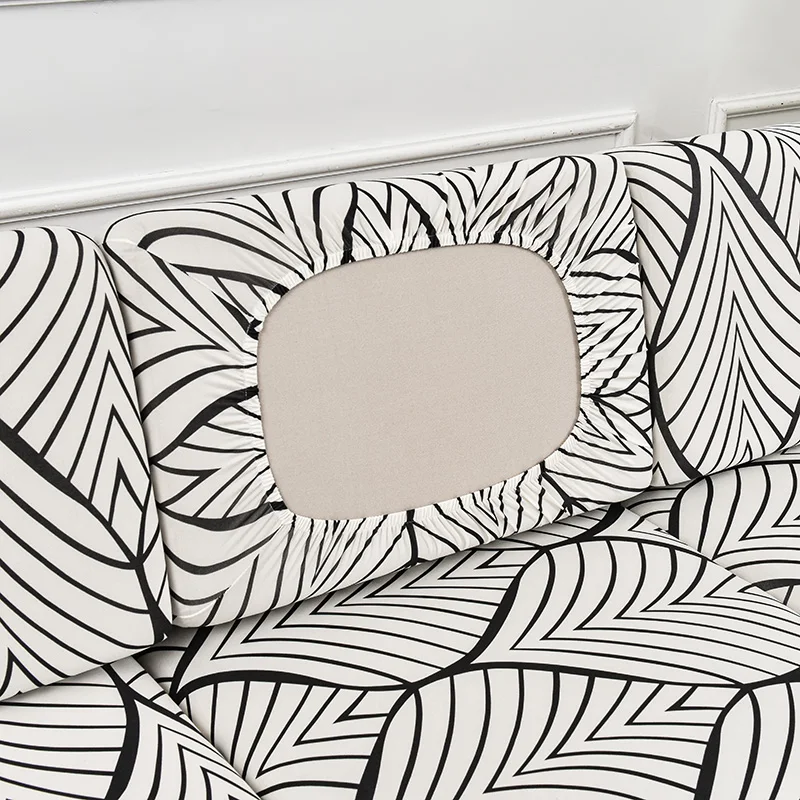 2024 Stretch Couch Cushion Slipcovers Sofa Seat Cushion Covers Anti-Slip Furniture Protector Replacement for Individual Cushions 4