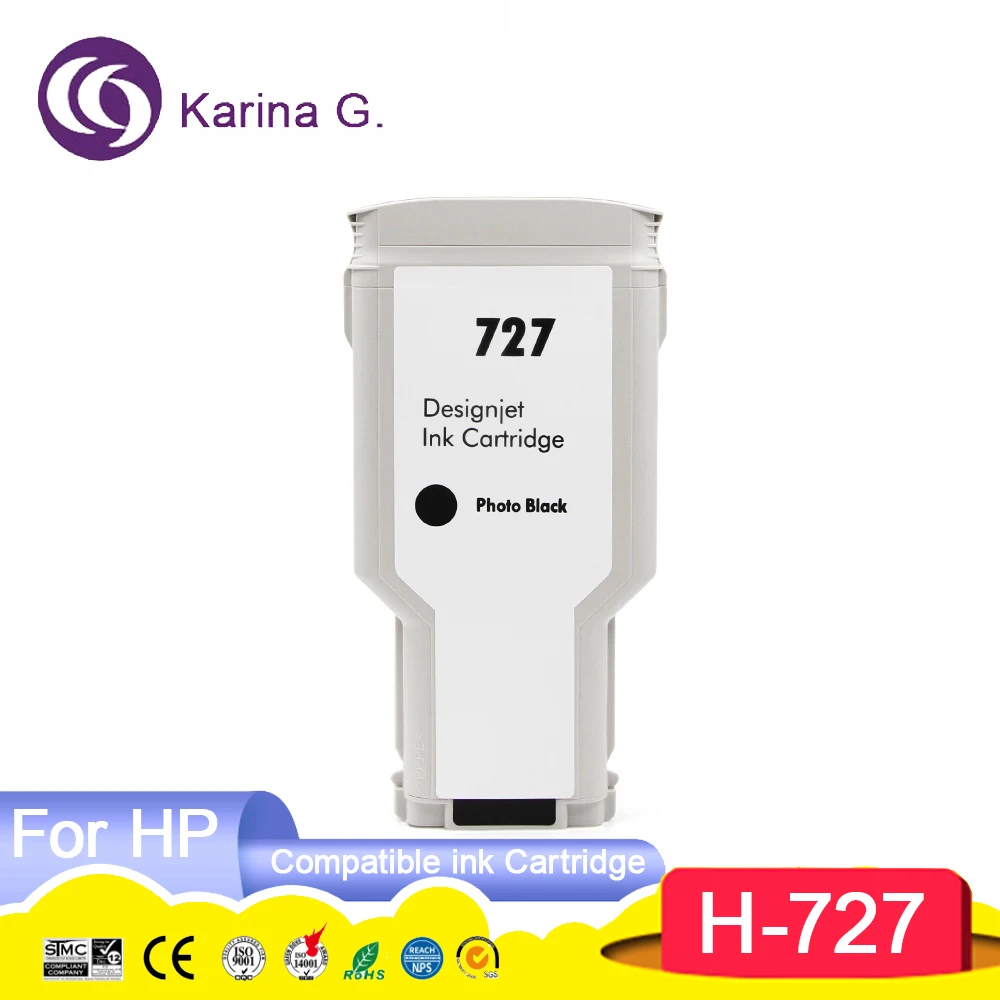 727 Premium Compatible Color Tintas Inkjet Reman Ink Cartridge for 727 Designje