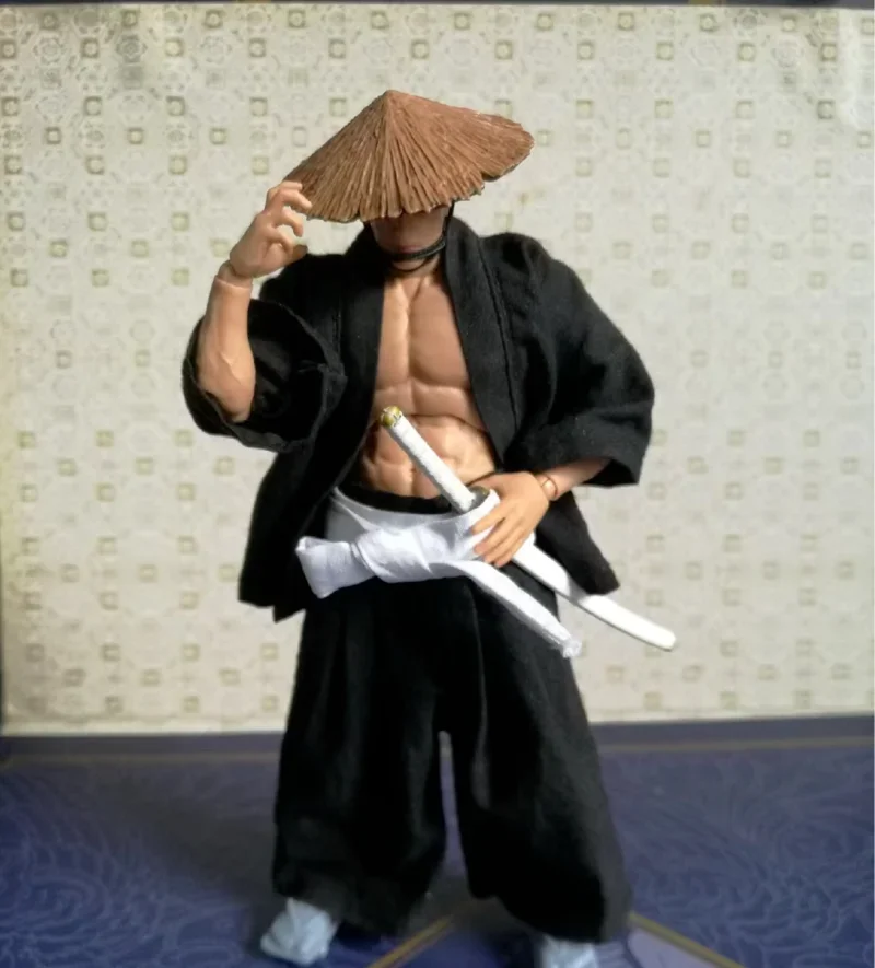 1/12 Scale Samurai Bamboo Hat Model for 6'' Figure