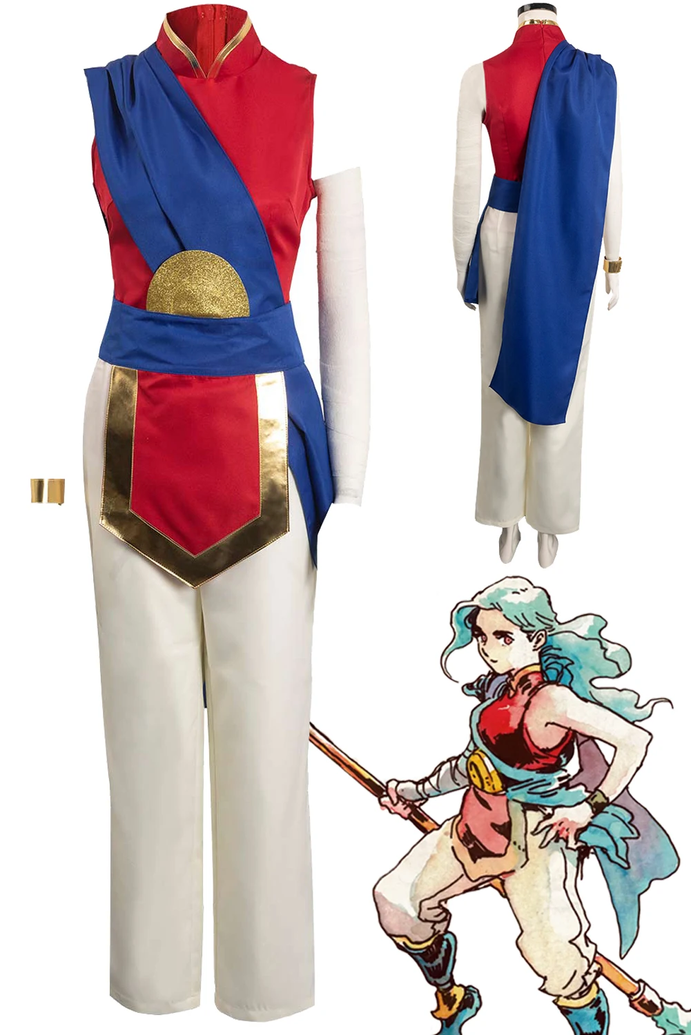 

Anime Game See Of Costume Disguise Valere Cosplay Role Play Adult Women Fantasy Outfits Female Fancy Dress Up Party Clothes
