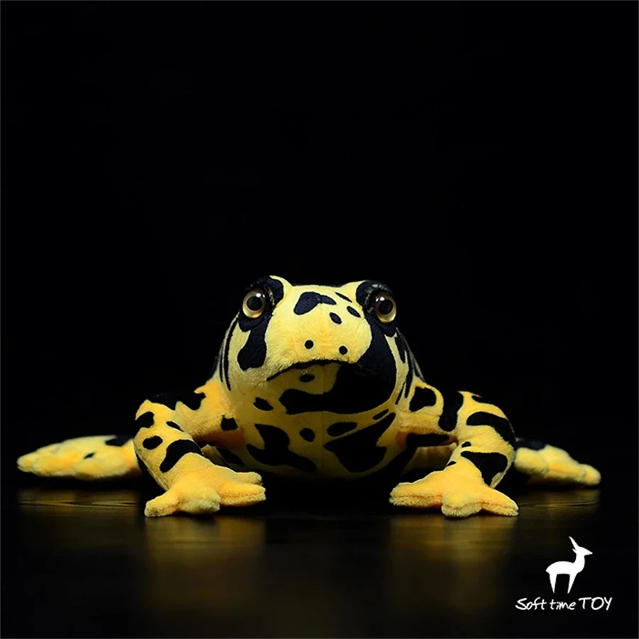 Realistic Poison Dart Frog Plush Toy High Fidelity Poison Arrow Frog Plushie Frogs Peluche Stuffed Animals Simulation Doll Toys 3