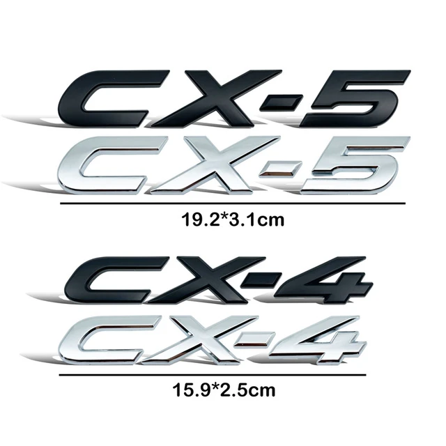 Car 3D ABS CX4 CX5 CX-4 CX-5 Badge Decor Car Rear Emblem Sticker For Mazda  2 3 5 6 Atenza Axela Auto Accessories - AliExpress