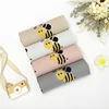 Newborn Baby Blankets Cotton Knit Sleepsack Breathable Infant Girls Boys Bed Cute Bees Quilt Stroller Swaddle Soft Cover 90*70CM 6