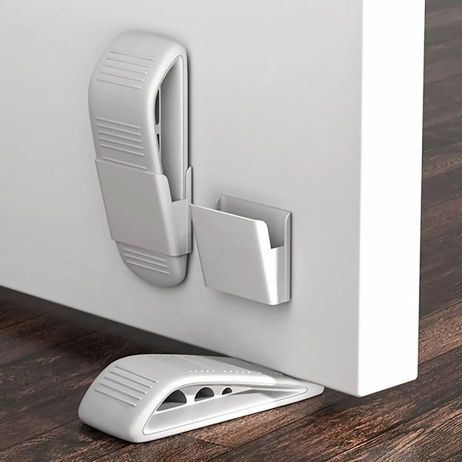 Door Stoppers for Floor Rubber Door Stop , Gaps and Prevent The Lock-Outs,Heavy Duty