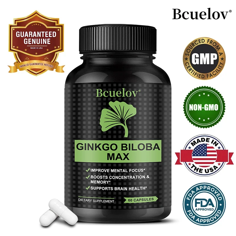 

Ginkgo Biloba Concentrate - Helps Improve Clarity, Focus, Memory and Supports Brain Health Supplement