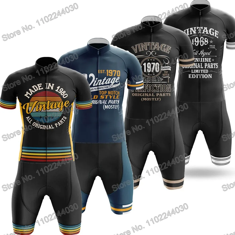 2023RetroCustomYearVintageCyclingClothingSummerCyclingJersey