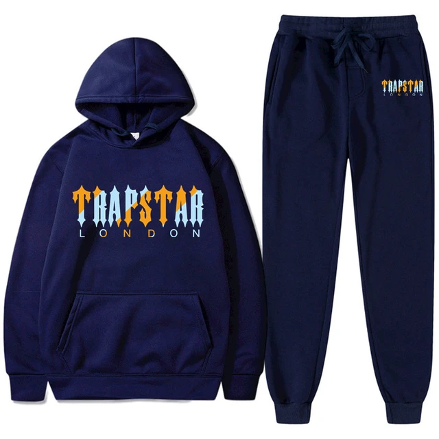 Chándal de Trapstar London para hombre y mujer, ropa deportiva con capucha  y pantalones, conjunto de chándal - AliExpress