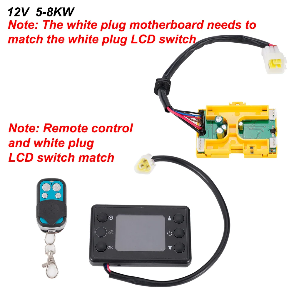 5KW Air Diesel Parking Heater Display Switch Control 6-button LCD Switch For Parking Heater Controller Board Motherboard
