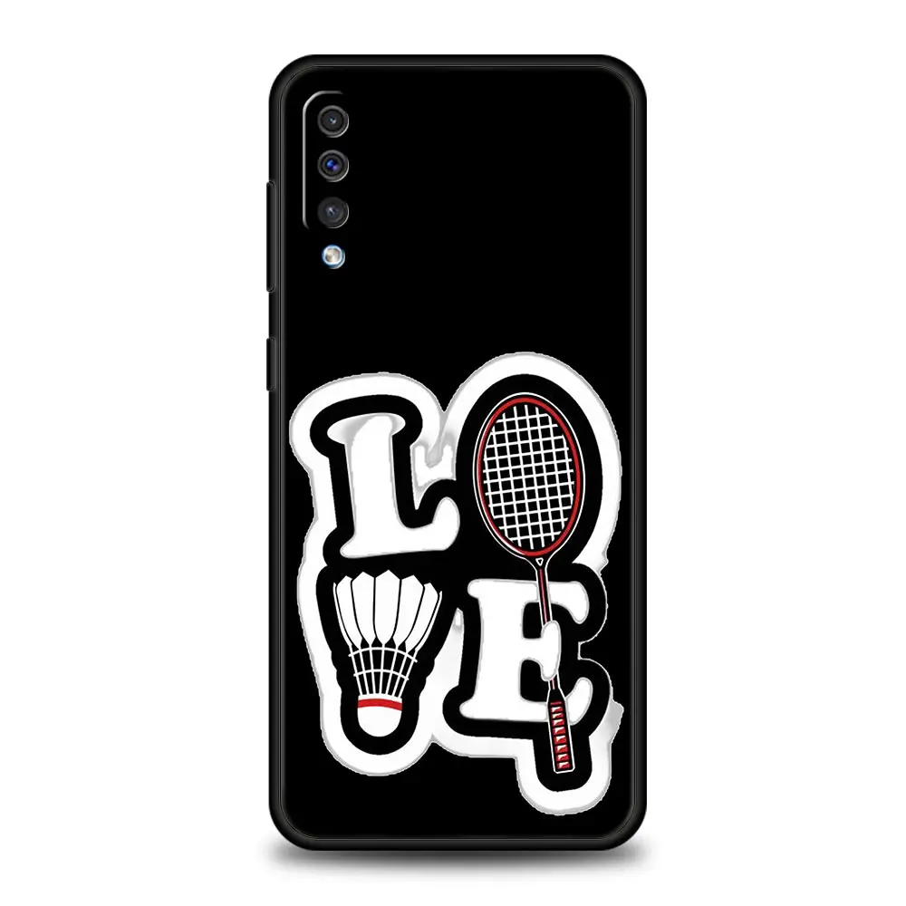 Badminton-Themed Protective Phone Cover