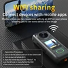 4K Action Camera WiFi Sports Camera 150°Wide Angle Lens 1.4" Touch Control Screen Anti-Shake IPX6 Waterproof for Outdoor Sports 3