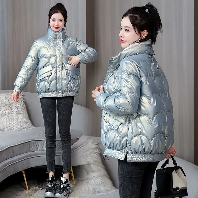 

2023 New Women Down Cotton Coat Winter Jacket Female Shortage of Money Parkas Large Size Outwear Intensification Overcoat