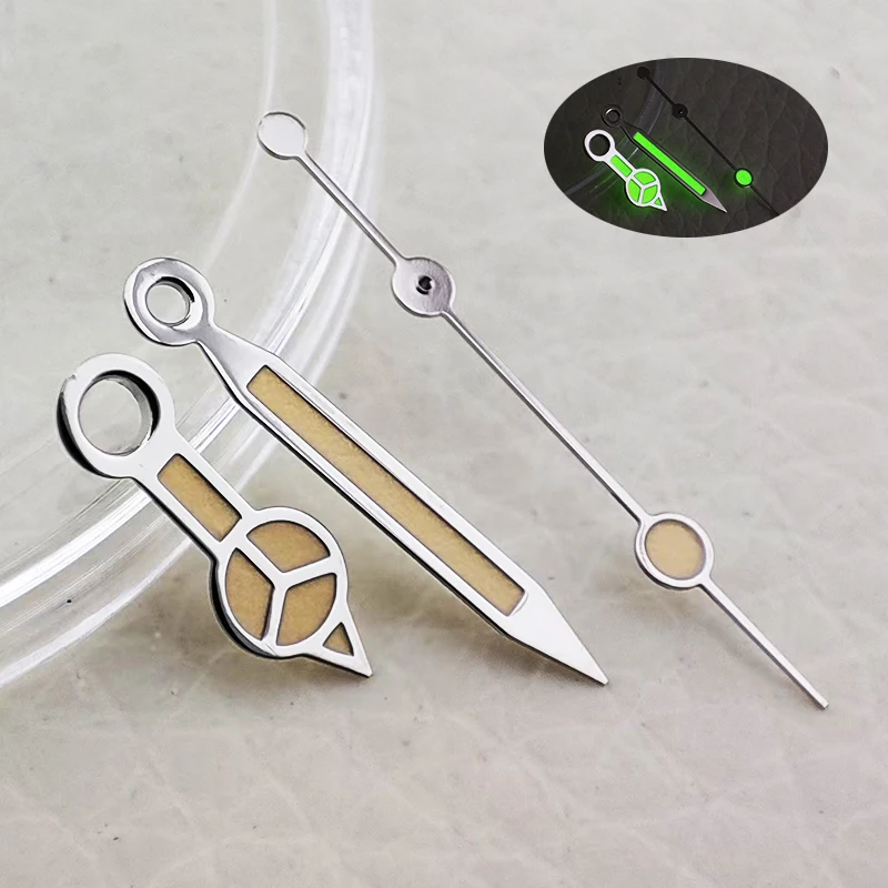 Modified accessories: NH35 watch hands with luminous Mercedes Benz/Haima/Seiko watch hands suitable for NH36/4R movements