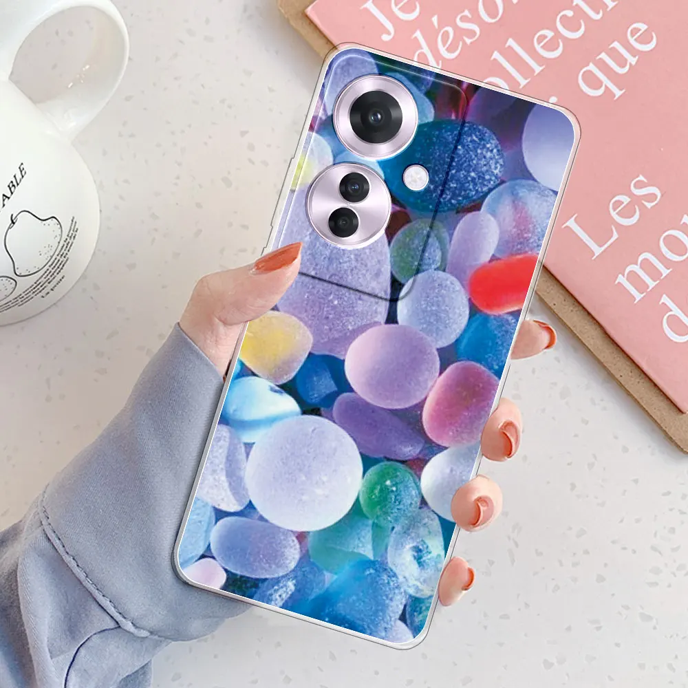 Shockproof Clear Soft Silicone Phone Case for OPPO Reno11 F 5G and Oppo F25 Pro 5G