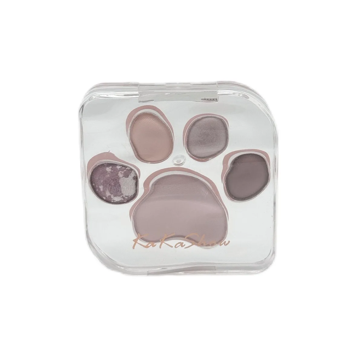 Kakashow Cat Paw Eye Shadow Pearlescent Matte Fine Korean Color Powder Blusher All-In-One Plate Novice