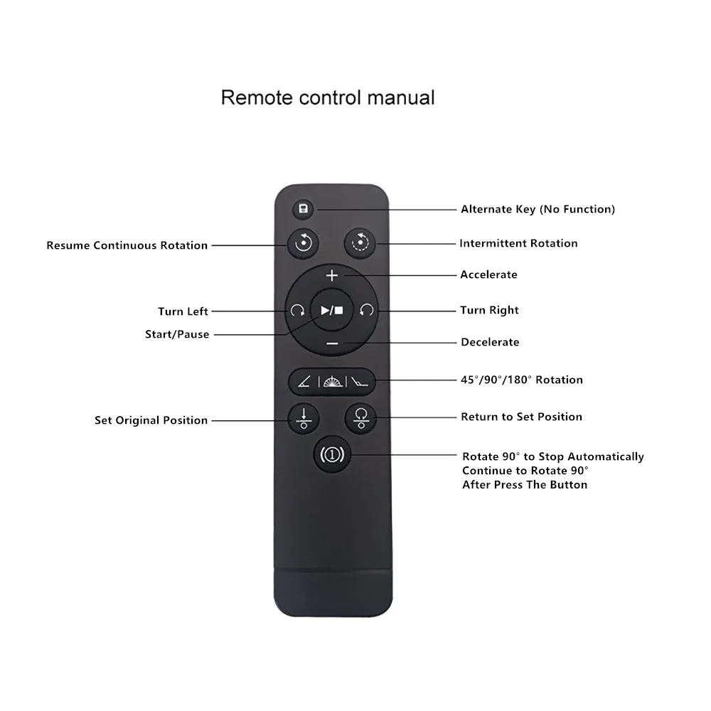 YIHEMEI Plateau Tournant éLectrique 42 Cm, Présentoir De Photographie à 360 Degrés, Capacité De 150kg, Télécommandé Plateforme Rotative Professionnelle Pour Affichage De Magasin,Black