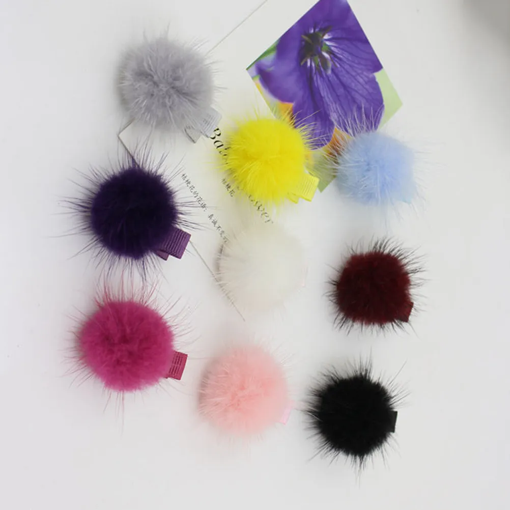 12Pcs 소녀들을 위한 귀여운 다채로운 헤어 클립  앞머리 포니테일 티셔츠 드레스 청바지 어떤 의상에도 적합한 디자인