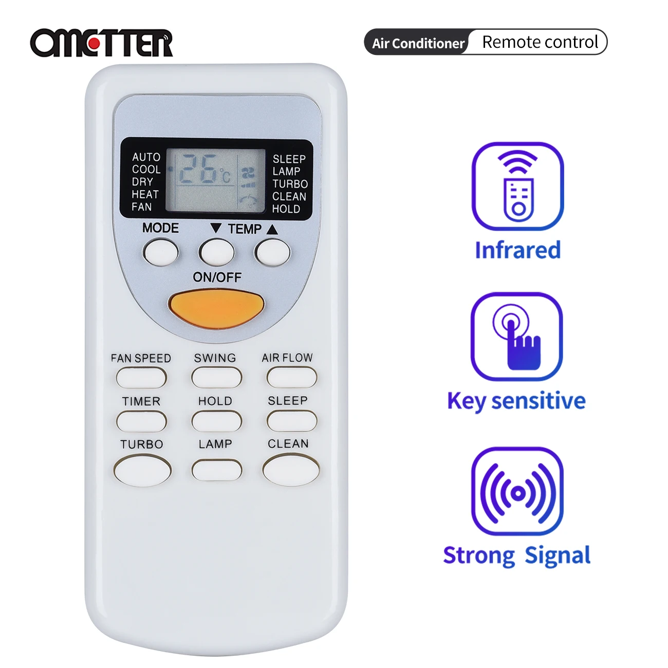Allimity ZH/GT-01 Replacement Remote For Chigo Hyundai Maistro Carrera Mirage Air Conditioners - No Programming Needed - View #7