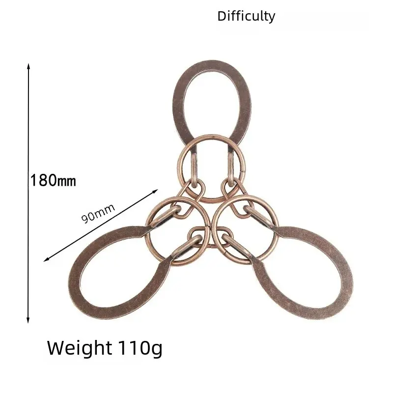 Triple horseshoe lock-alloy
