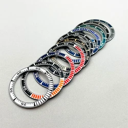 Mod 41mm Metal Watch Bezel Insert Ring Inner Diameter 32mm Fits Seiko Prospex Series New Samurai Men's Watch Cases Repair Parts