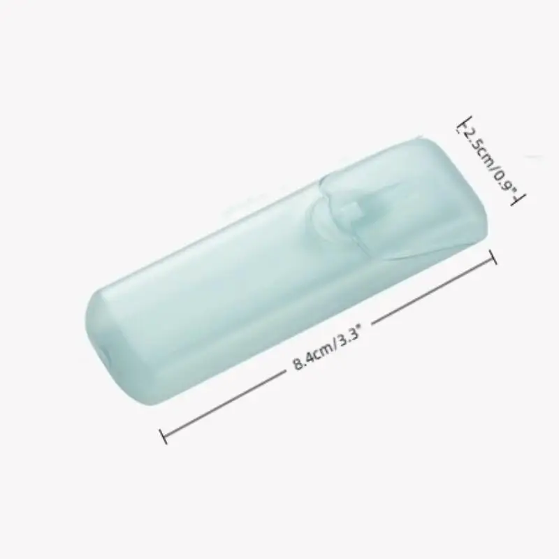 1pc Mini Storage Box Travel Portable Transparent Toothpick Cotton Swab Box For Outdoor Travel Kitchen Restaurant Supplies