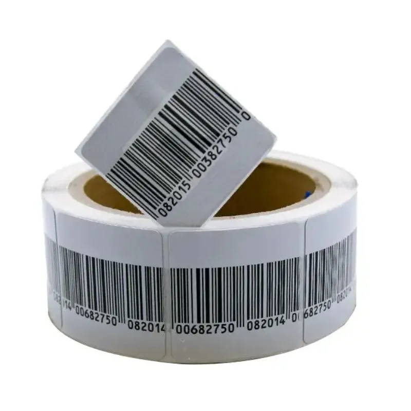 Shopping Malls And Supermarket 8.2 mhz Security Labels Loss Prevention Security Label 40*40mm RF Label 1000Pcs/roll