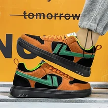 

Cheap Orange Sneakers Men Vulcanized Shoes 2022 Fashion Spring Sneakers Comfortable Flat Male Casual Footwear deportivas hombre